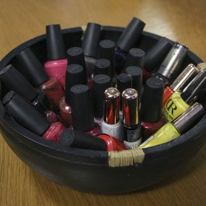 Nail polish.
